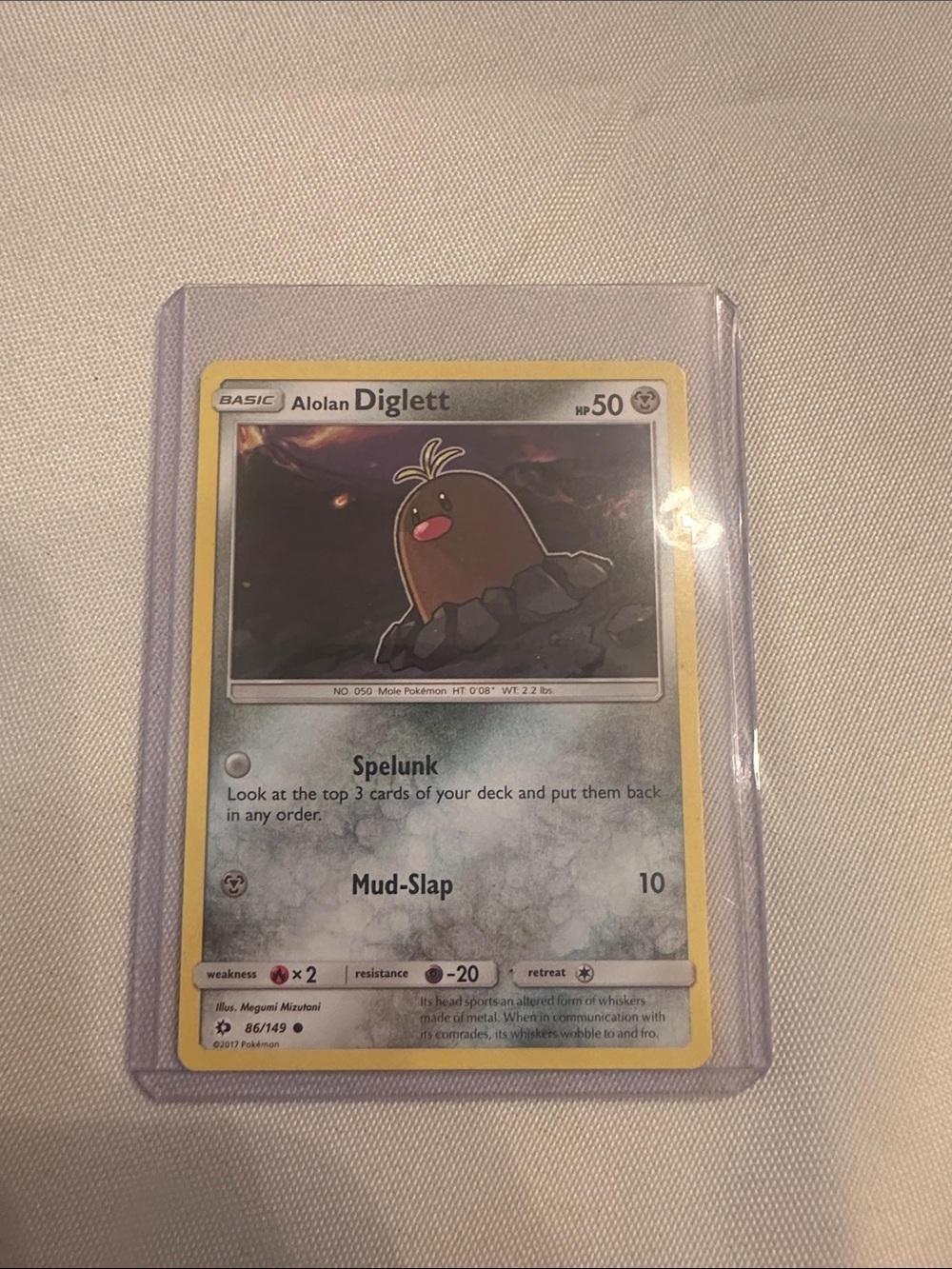 2017 Diglett Pokemon Card #86/149